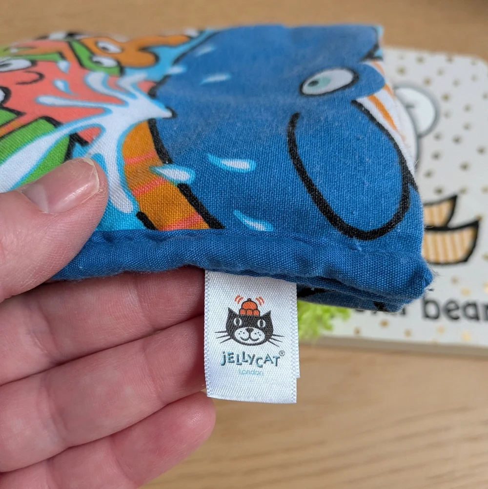 Jellycat Touch & Feel Sensory Activity Baby Book Bundle